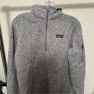 Patagonia Men's Zip-Up Sweater in Heather Gray